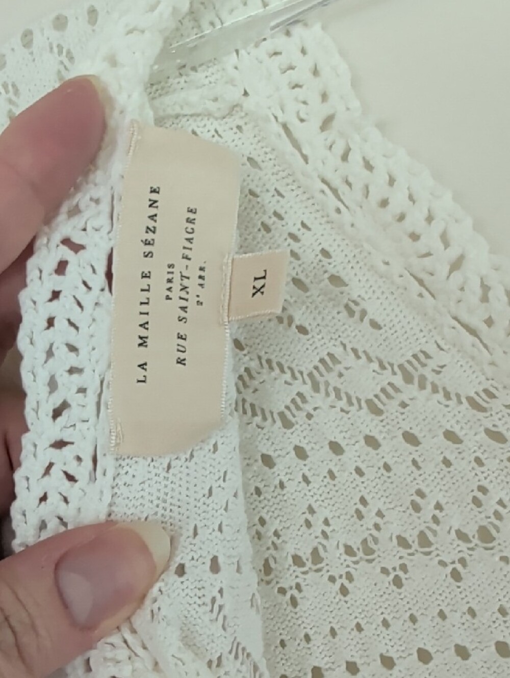 Sezane Brandy Jumper in Ecru Size XL - Picture 11 of 13